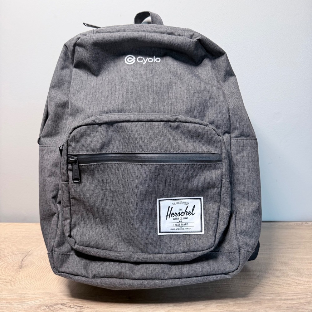 Herschel Supply Co Backpack Women Medium Grey Heathered Pop Quiz Cyolo Logo Bag
